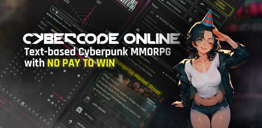 CyberCode Online: Text MMORPG Slot